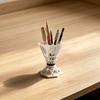 Badminton Pen Holder, Creative Sports Theme Desk Organizer for Fans, 3D Printed Desktop Ornament, Practical Office Stationery Storage