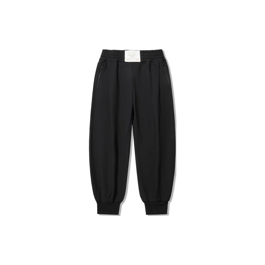 Li Ning x LIXIAOLONG,LIANMINGKUAN Knitted Sweatpants Men s Black AKXT787-2 2XL