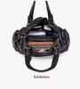 Women's Y2K Washed Distressed Large Motorcycle Shoulder/Crossbody Handbag
