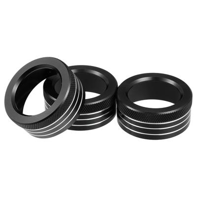 A ABSOPRO Car Console AC Audio Volume Knob Ring Cover for Sub Aru Compatible