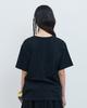 THEMUSEUMVISITOR Five Flower Blur T-Shirts (Black)