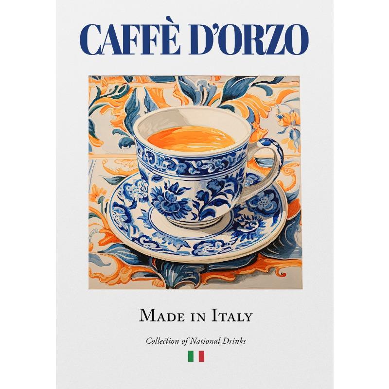 

Italian Espresso Latte Espresso Cappuccino Coffee Art Canvas Painting Poster and Prints Wall Pictures Cafe Kitchen Bar Decor 21cm×30cm NoFrame