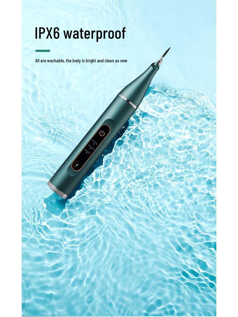 Portable Ultrasonic Tooth Cleaner - Tartar Removal & Whitening Device