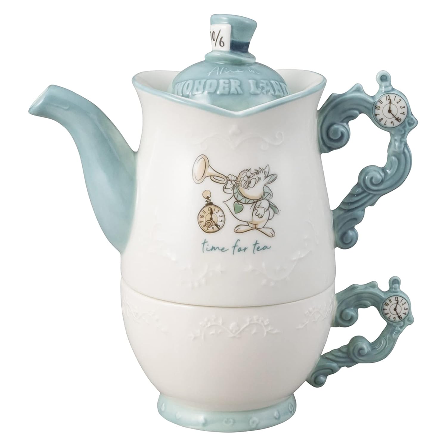 Sun Art Disney Alice Wonderland Teapot Teacup Set SAN3479