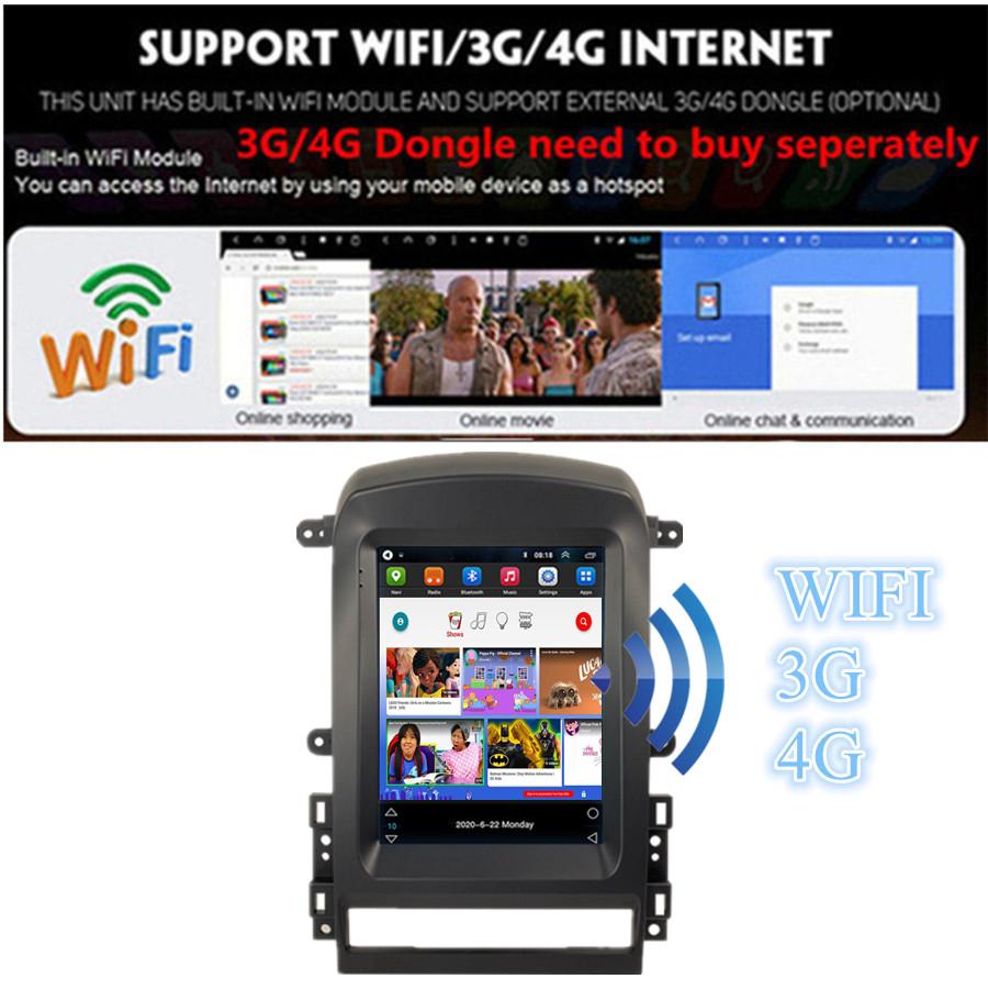 9.7'' 2+32GB Stereo Radio GPS Navigation WiFi FM DAB For Chevy Captiva 2006-2010