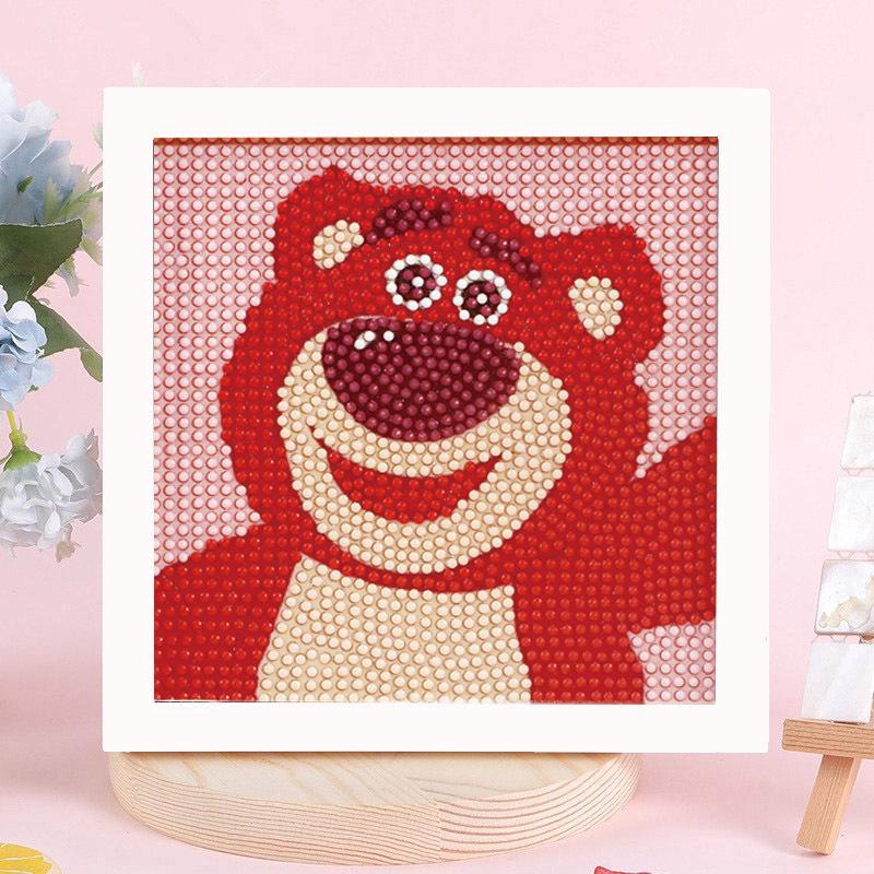 Sanrio Children's Diamond Painting with Frame Stickers - DIY Handmade Gift Set