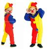 Barn Halloween Narrcostymer Baby Clown Cosplay Kostym Cirkus Jumpsuits Barn Juldagen Nyår Bodysuits Hatt