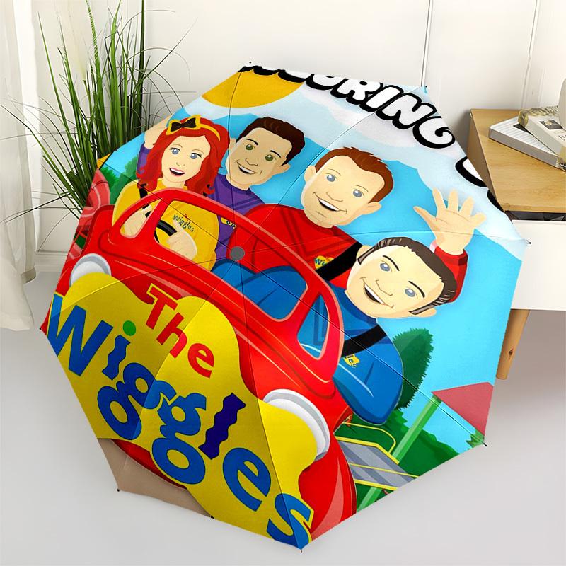 

Coloring BookThe Wiggles Themed Automatic Opening and Closing Umbrella, Compact Travel Umbrella, Lightweight and Portable, Suitable for Beac