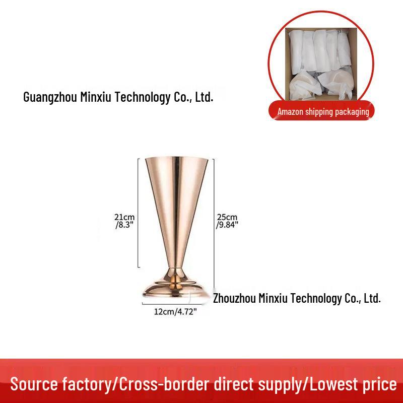 Gold Trophy Wedding Table Centerpiece and Decoration Props