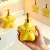 Yousheng 400ML Cartoon Star Soap Dispenser with Plastic Pump, Refillable Liquid Hand Soap Container, Empty Shower Gel Lotion Bottle for