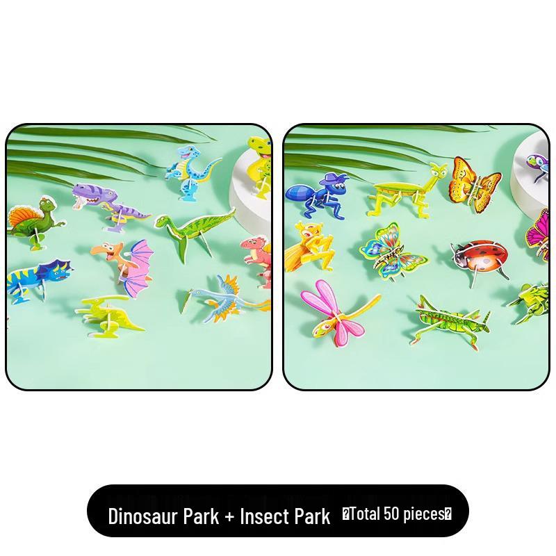 3D Insect Jigsaw Puzzle: Creative DIY Educational Toy for Kids