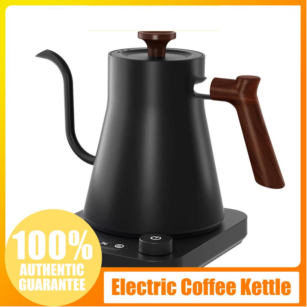 1200W High Power Electric Gooseneck Kettle Stainless Steel Inner Water Boiler NTC Temperature Control LCD Display Tea Kettle