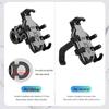 Rainproof and Anti-Shake Phone Holder with Sunshade for Electric Scooter and Motorcycle