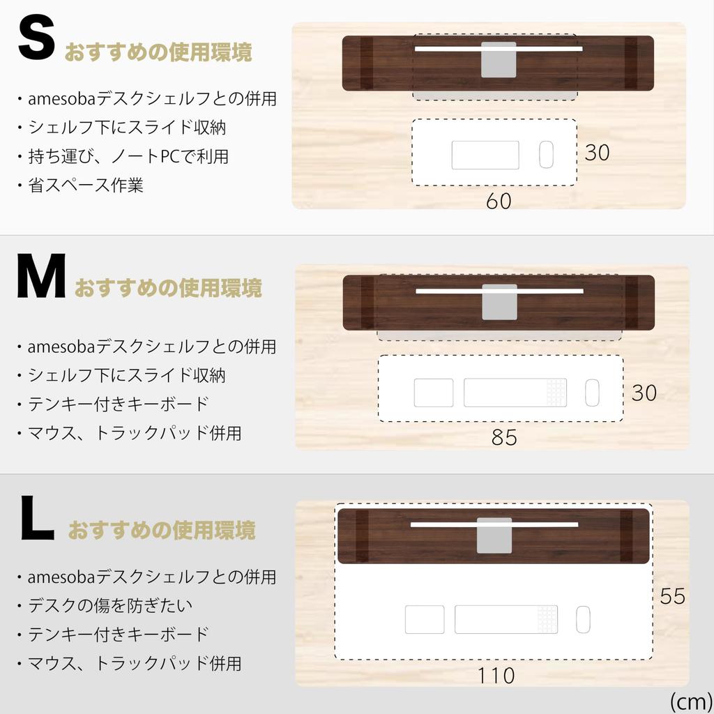 Amesoba Smooth Wool Desk Mat, Reduced Itchiness, 4mm Thick (Dark Gray, 30cm X 60cm)