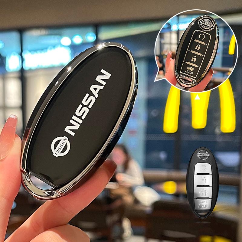 TPU Flip Folding Car Styling Key Fob Cover Cases For Nissan X-Trail Qashqai Kicks T31 T32 Juke J10 J11 Tiida Altima Pathfinder SS88