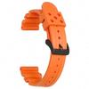 Cinturino in Gomma Waffle 20mm 22mm Fibbia in Acciaio Inossidabile Uomo Sport Impermeabile TPU Sostituisci Cinturino Orologio per Seiko per Citizen Blu