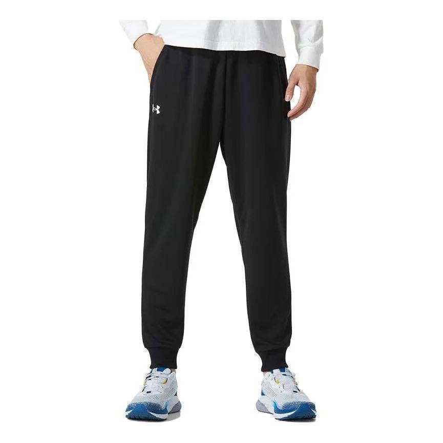 Under Armour Solid Color Brand Logo Print Crew Neck Long Sleeve Sweatshirt And Elastic Cuff Long Pants Casual Sports Set 23600704-001+23600306-009