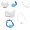 Ensemble de costume pour poupées, Jouet de décoration DIY Jeunes filles, Tenues avec pendentif Poupée 17cm