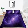 Home Bedding Set Full Size King Bed Twin Bed Space Star Print Bedroom Quilt Cover and Pillow Cover Bedding Decoration