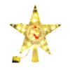 LED Christmas Tree Topper Star Moon Decoration Acrylic Xmas Ornament Energy Saving Shining Lamp Festive Home Room Decor