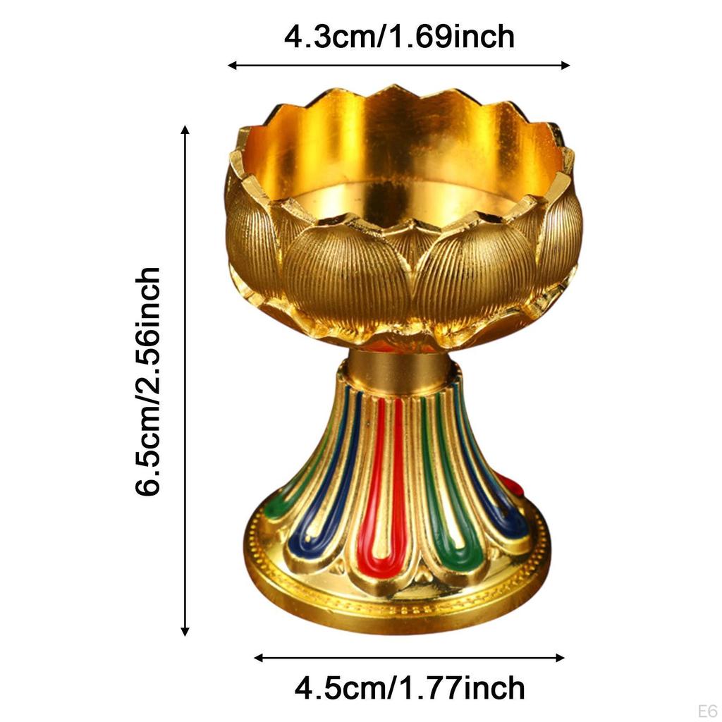 Butter Lamp Holder for Buddhist Altar and Home Decoration