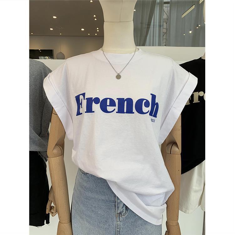 T-shirt coreana trendy slim con spalle scese 2025 - Top casual estivo da donna a vestibilità larga