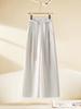 Wool Blend Wide-Leg High Waist Pants for Women - Autumn/Winter 2025: Thick, Versatile & Comfortable