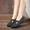 Summer mesh lightweight mom shoes, fashionable and breathable women's shoes, one-foot flat casual anti-slip sports shoes