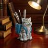 Creative Cat Backpack Pen Holder Cartoon Makeup Brush Holder  Office Supplies