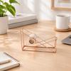 Metal Adhesive Roll Holder Hollow Design Metal Tape Dispenser Modern Tape Dispenser  Home Use