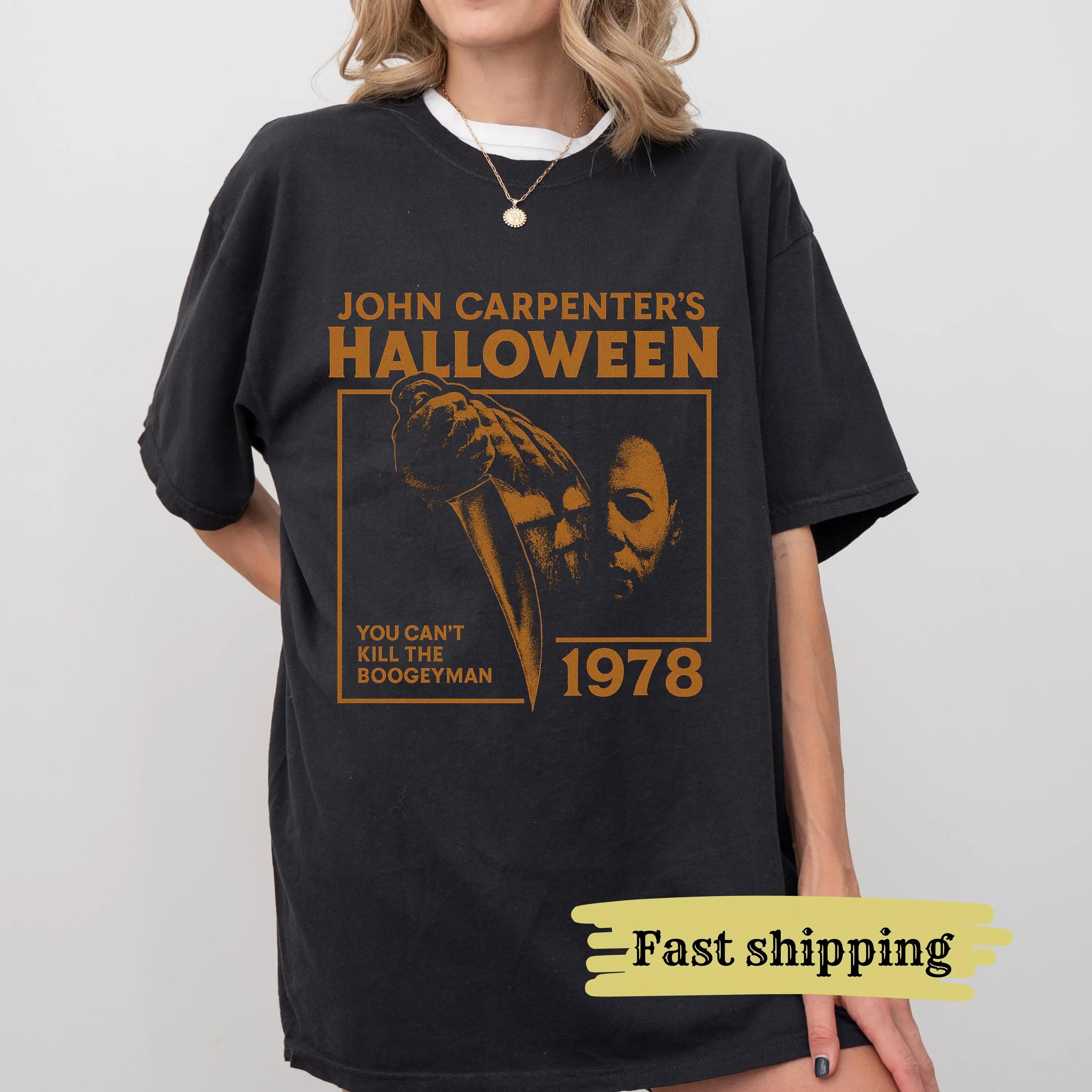 

Halloween 1978 Michael Myers Shirt Horror Movie Comfort Colors Shirt John Carpenter Shirt Horror Slasher Movie Franchise Shirt S