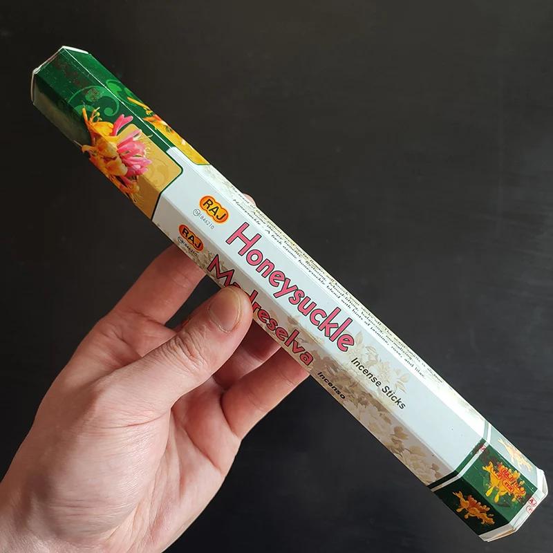 Y 20 Varillas/caja Incienso Indio Salvia Blanca Lavanda Aromaterapia LÍNEA PALO SANTO Varilla de Incienso Hogar Dormitorio Baño Fragancia para el Hogar Tibetano