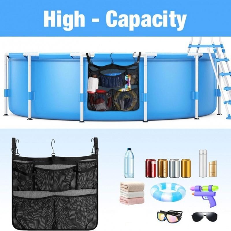 Convenient Swimming Gears Hanging Storage Pouches Waterproof Materials Fabric Space Saving Designs for Outdoor Use