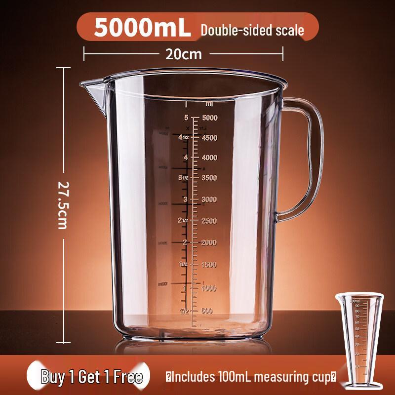 ZISIZ Food Grade 2000ML Large Capacity Bottle