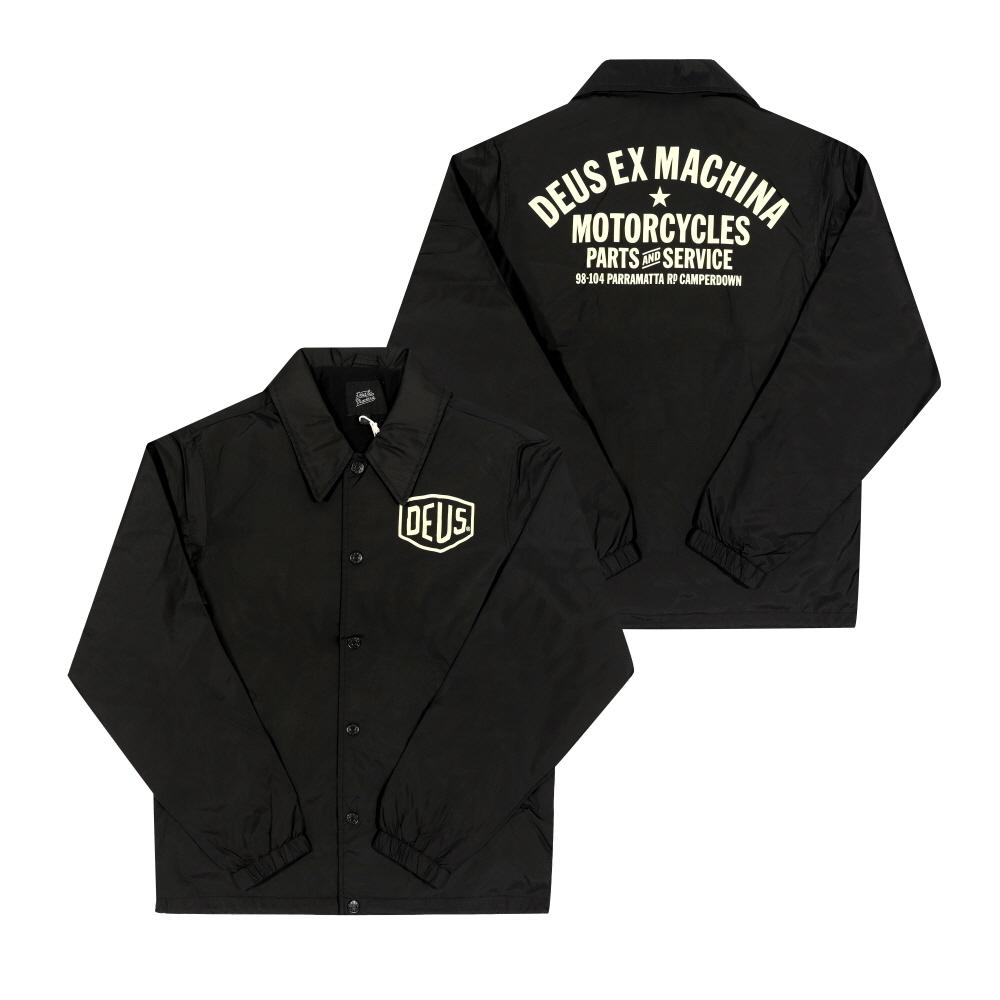 

DeuS Ex Machina Camperdown Coach Men S Jacket Dmw46821a Blk DMW46821A BLK (XL)