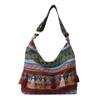 Female Shoulder Messenger Bag Trend Bag Simple Zipper Handbags Ethnic Style Canvas Small Shoulder Bag  2024 Woven Beach Tote