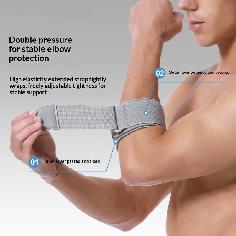 1 pièce de coudières pour tendinite Tennis Golf Coude Avant-bras Sangle de Support et Bandes avec Coussinet de Compression Support de Coude Soulager la Douleur