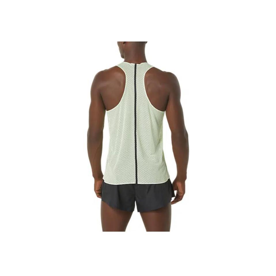 Asics Corrida Maratona Respirável Secagem Rápida Colete Masculino Coletes Amarelo-Claro 2091A614-303
