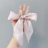Knot Butterfly Fashionable Key Ring With Pearl Ribbon Design Ideal For Car Keys