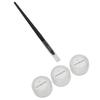 3PCS Eyebrow Mapping Paste Kit with Brush Washable Clear Lines Microblading Brow Paste 30g