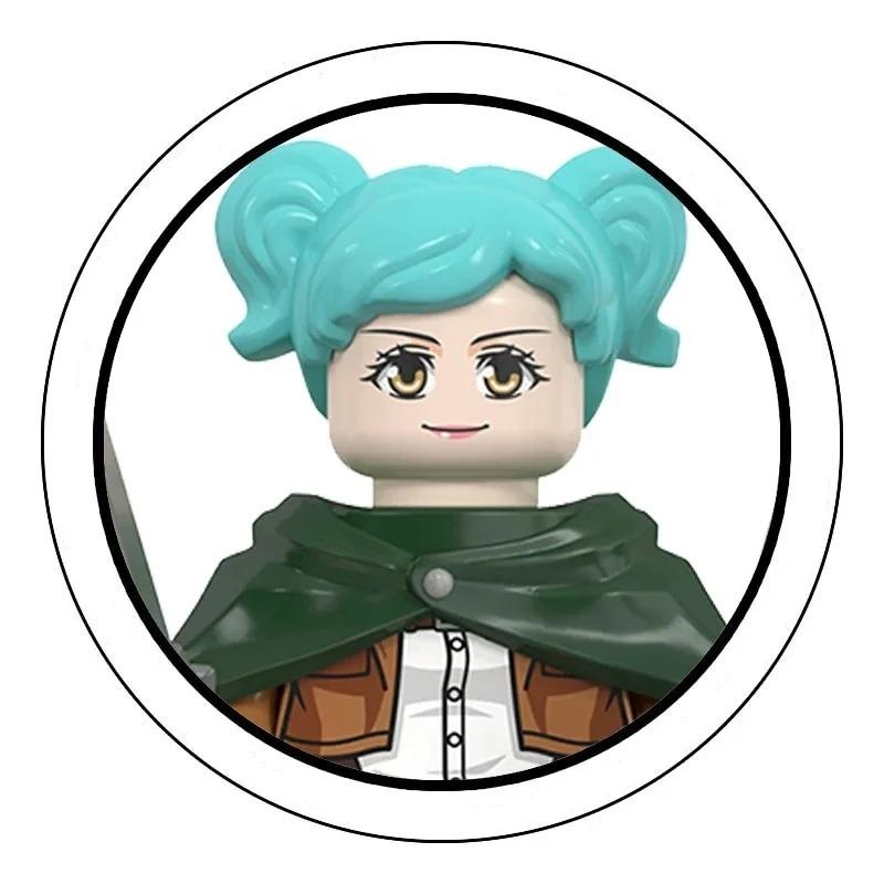Blind Box Building Blocks Mini Model Figures Attack on Titan Levi Ackerman Eren Mikasa Giant Annie Halloween Christmas Gifts Toy