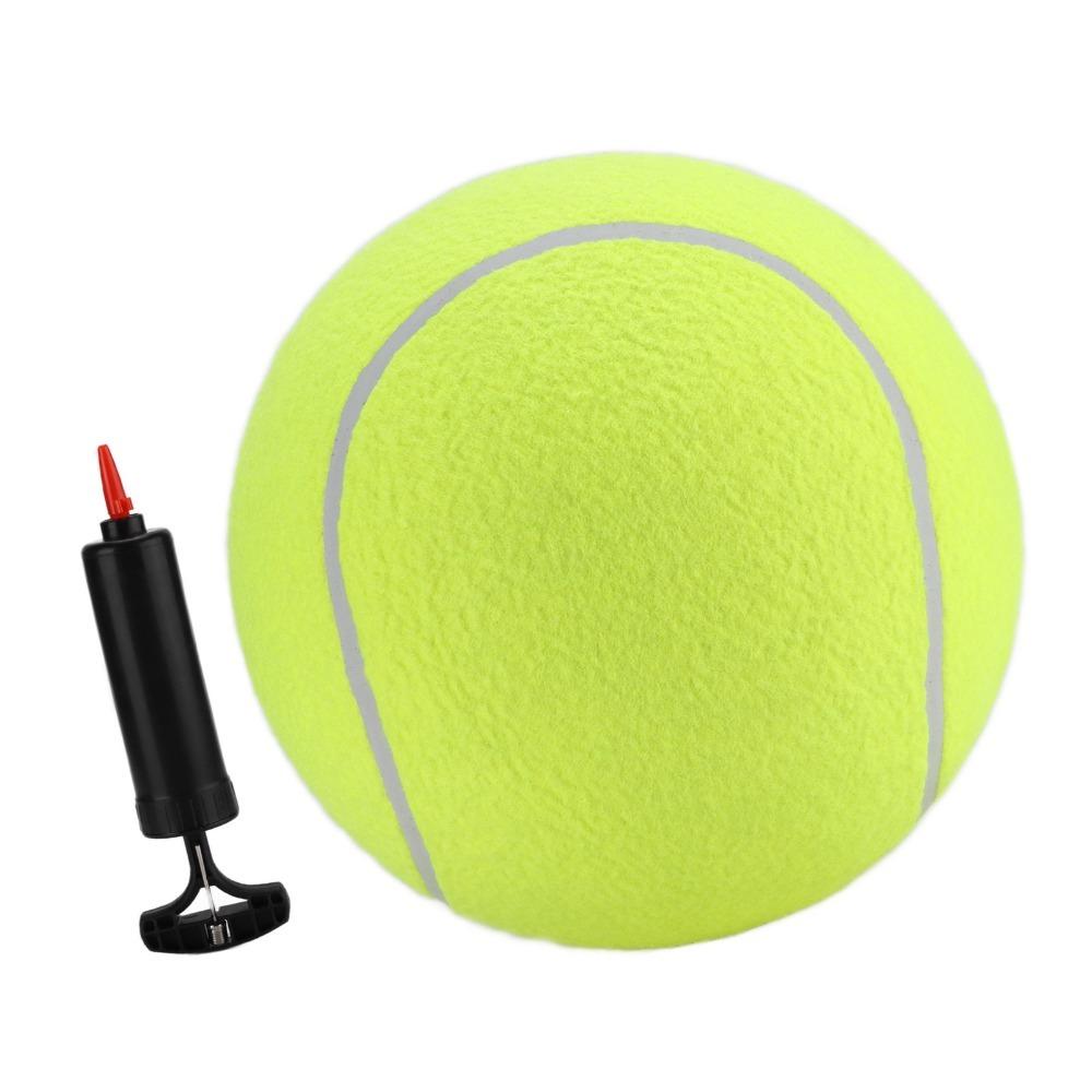 9.5 Inch 9.5 Inch Inflatable Pet Tennis Ball 24cm Diameter Dog Training Tennis Toy Indoor Play