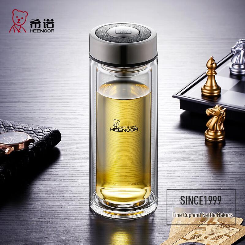 Xinuo Double-Layer Glass Tea Infuser Cup