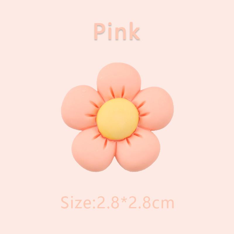 New 1PCS Flower Shoe Charms for Girls Cute Shoes Charm for Adults Teens Kids Kawaii Shoe Decoration with Buttons Clog Sandals