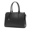 Double & Day Night Tote Bag, Totten Square Tote, A4 Size, Holds 13.3-inch Laptop, No. 11753, 1100g, Business Bag, Commuter Bag, Women's, Black, W42 X