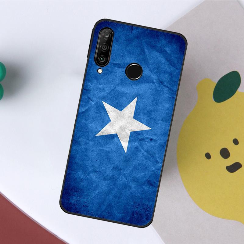 

Somalia Flag Coat of Arms For Huawei Nova 5T 9 10 SE 7i 8i 11i 12i Y60 Y61 Y70 Y72 Y73 Y90 Y91 P20 P40 P30 Lite Case Huawei Nova Y90