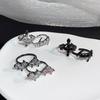 Love Dark Cross Open Ring Set Personality Fashion High Sense Light Luxury Ring Women
