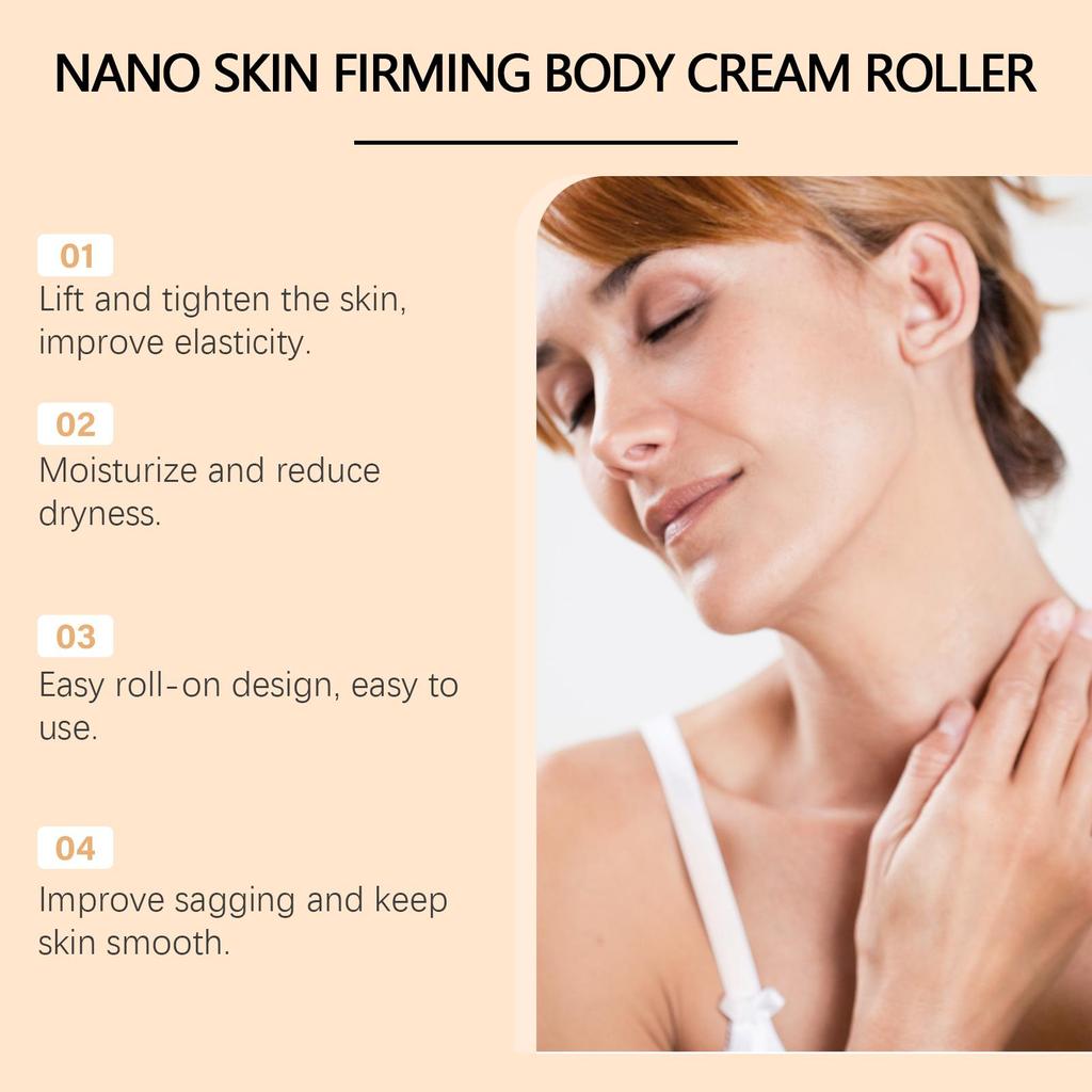Body Lotion Roller, Hydrating Refreshing Silky Non-Greasy Gentle Moisturizing Body Cream, Skin Smoothing & Nourishing Body Care Applicator
