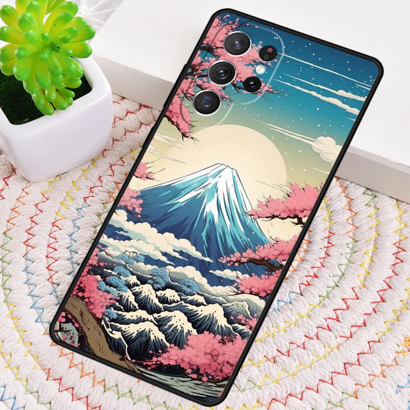 Mount Fuji Silicone Phone Case For Samsung Galaxy Note 10 Pro S26 S25 S24 S23 S22 S21 Plus S25Ultra Capa Cover
