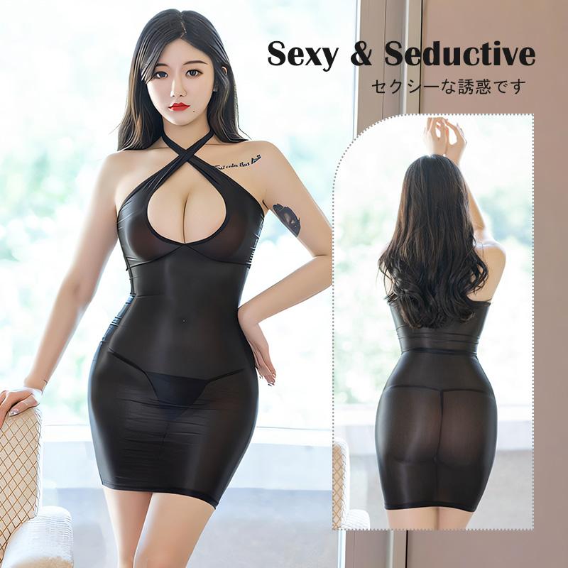 Rochie lucioasă cu ulei sexy, colanți fără mâneci, bodycon, lenjerie erotică, tentație, pentru petrecere în club de noapte, costum porno sexual pentru adulți